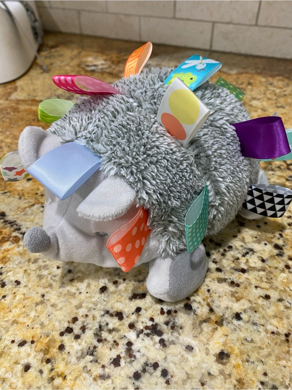 Mary Meyer Taggies Plush Hedgehog Baby Toy